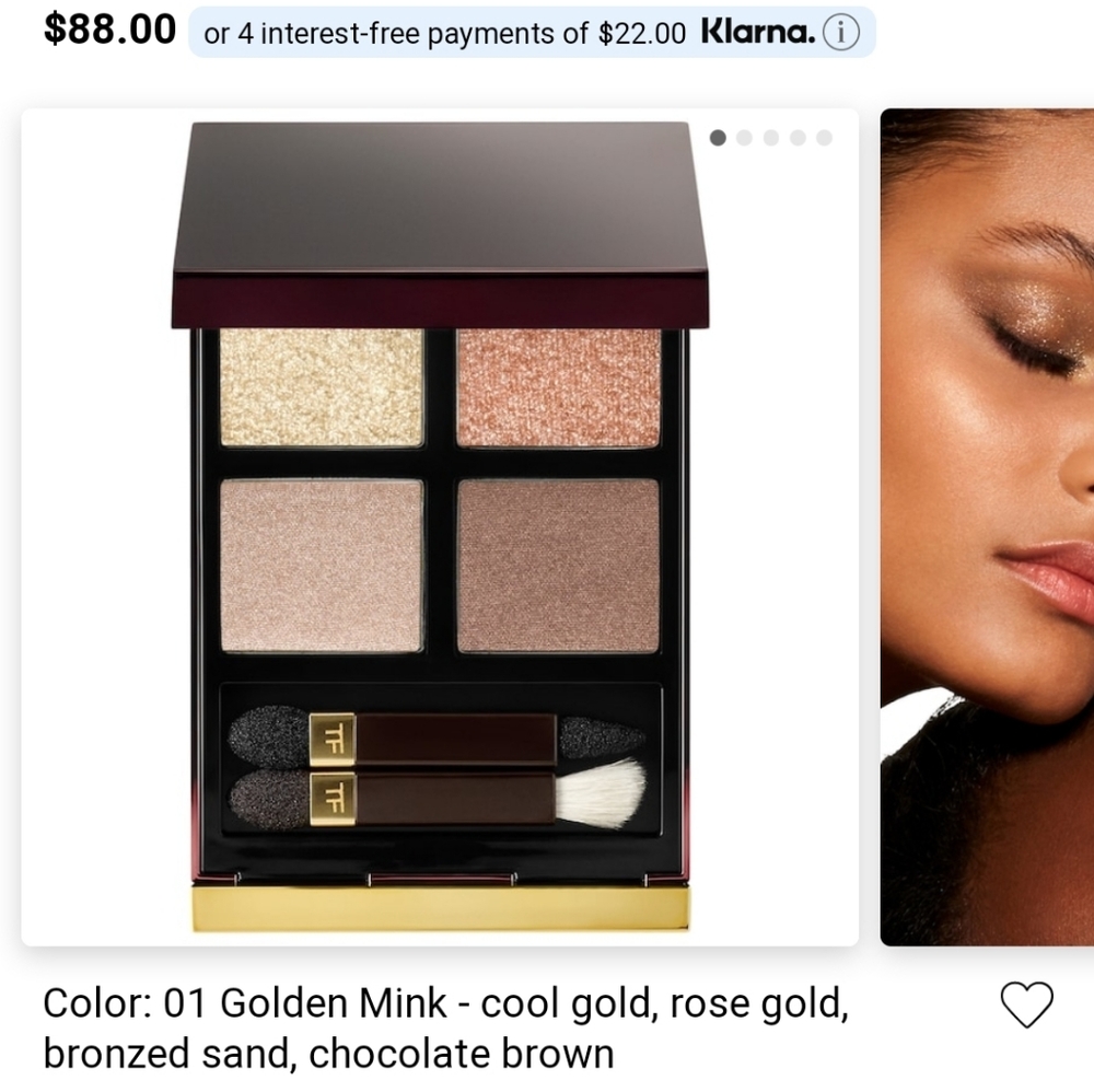 Tom Ford Eyeshadow Quad Golden Mink